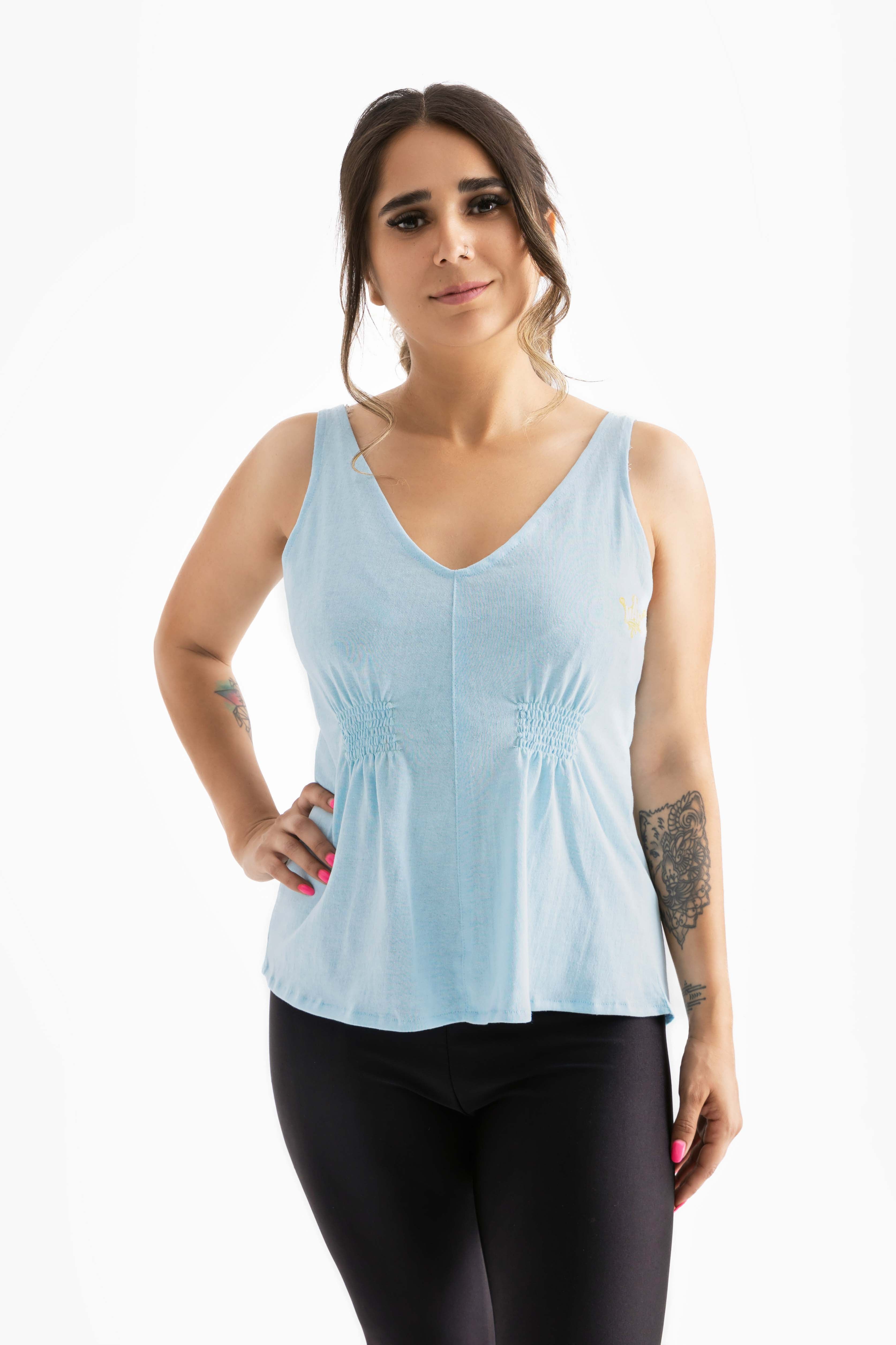 Corset Style Tunic Top - MAG